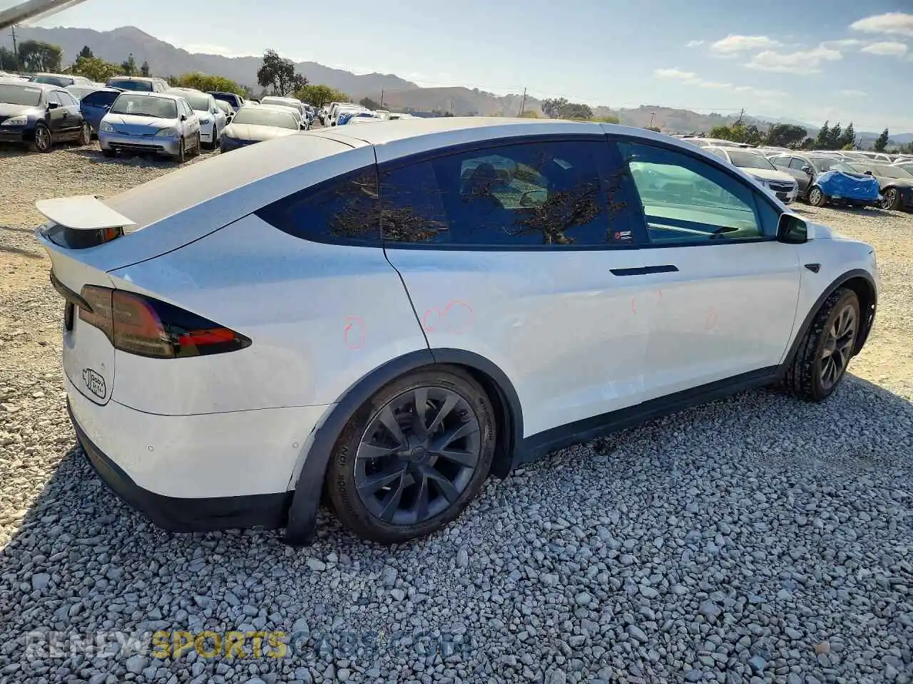 3 Photograph of a damaged car 7SAXCDE52NF351358 TESLA MODEL X 2022