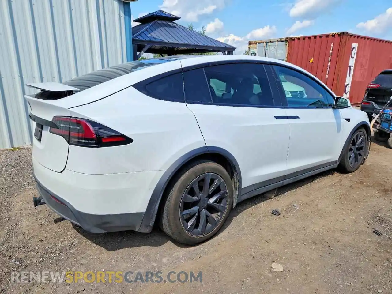 3 Photograph of a damaged car 7SAXCDE55NF339382 TESLA MODEL X 2022