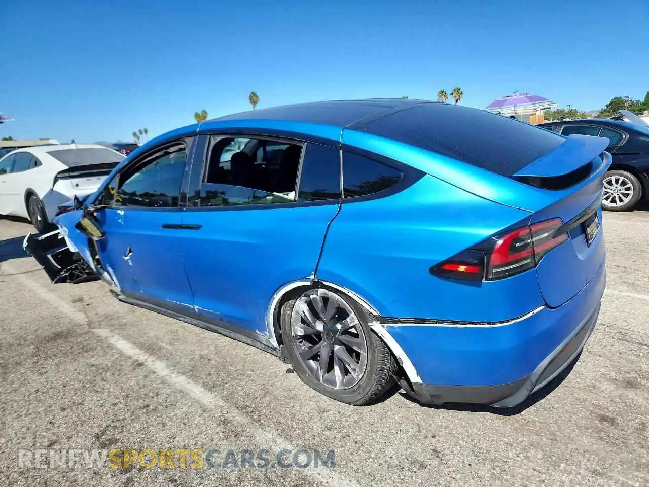 2 Фотография поврежденного автомобиля 7SAXCAE54PF403607 TESLA MODEL X 2023