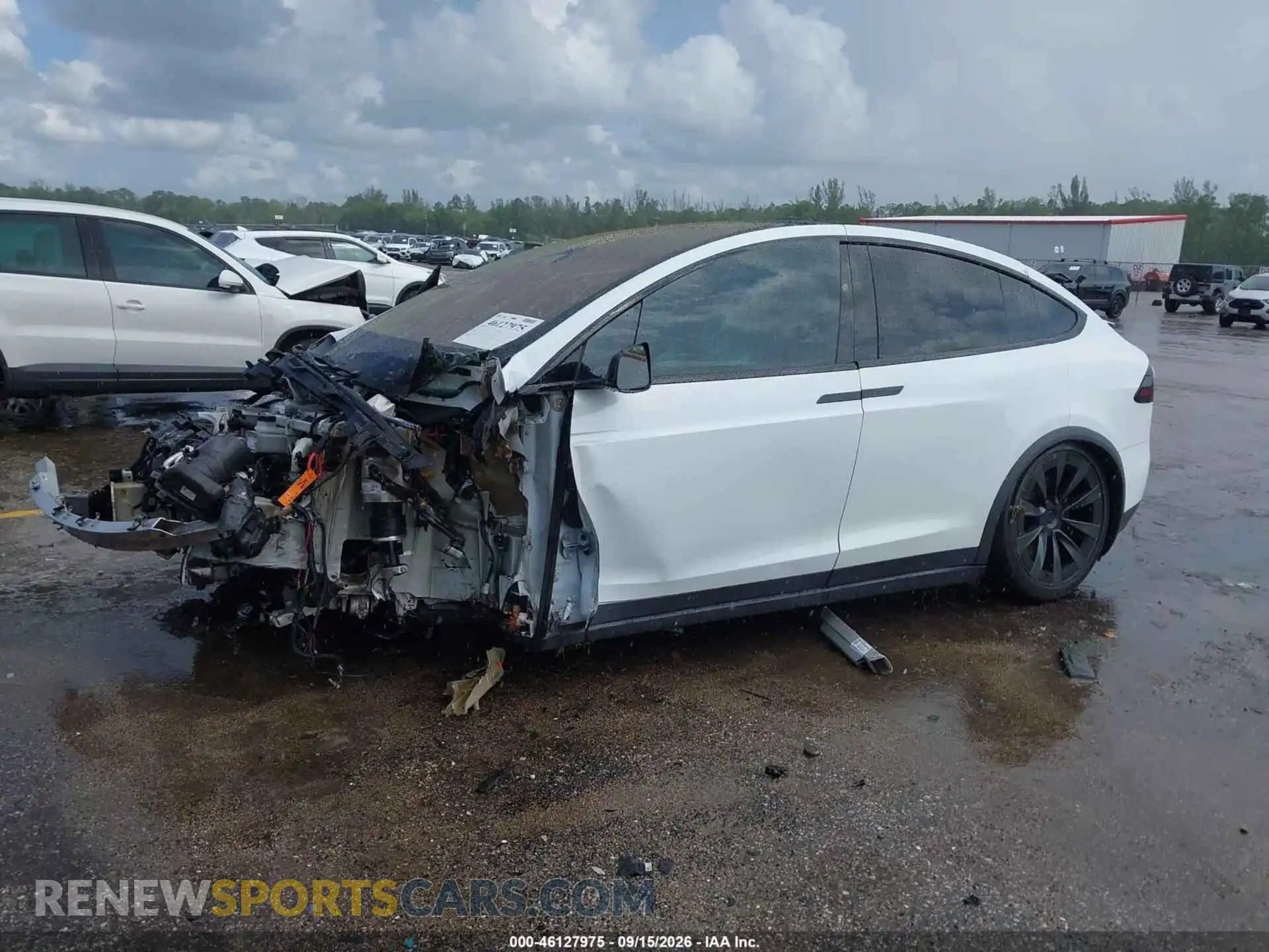 2 Photograph of a damaged car 7SAXCAE55PF366342 TESLA MODEL X 2023