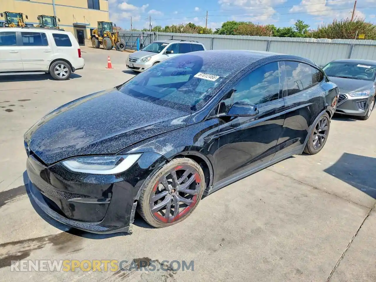 1 Photograph of a damaged car 7SAXCBE52PF376428 TESLA MODEL X 2023