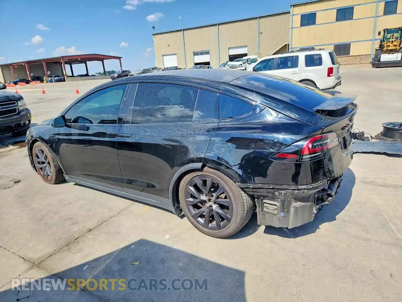 2 Photograph of a damaged car 7SAXCBE52PF376428 TESLA MODEL X 2023