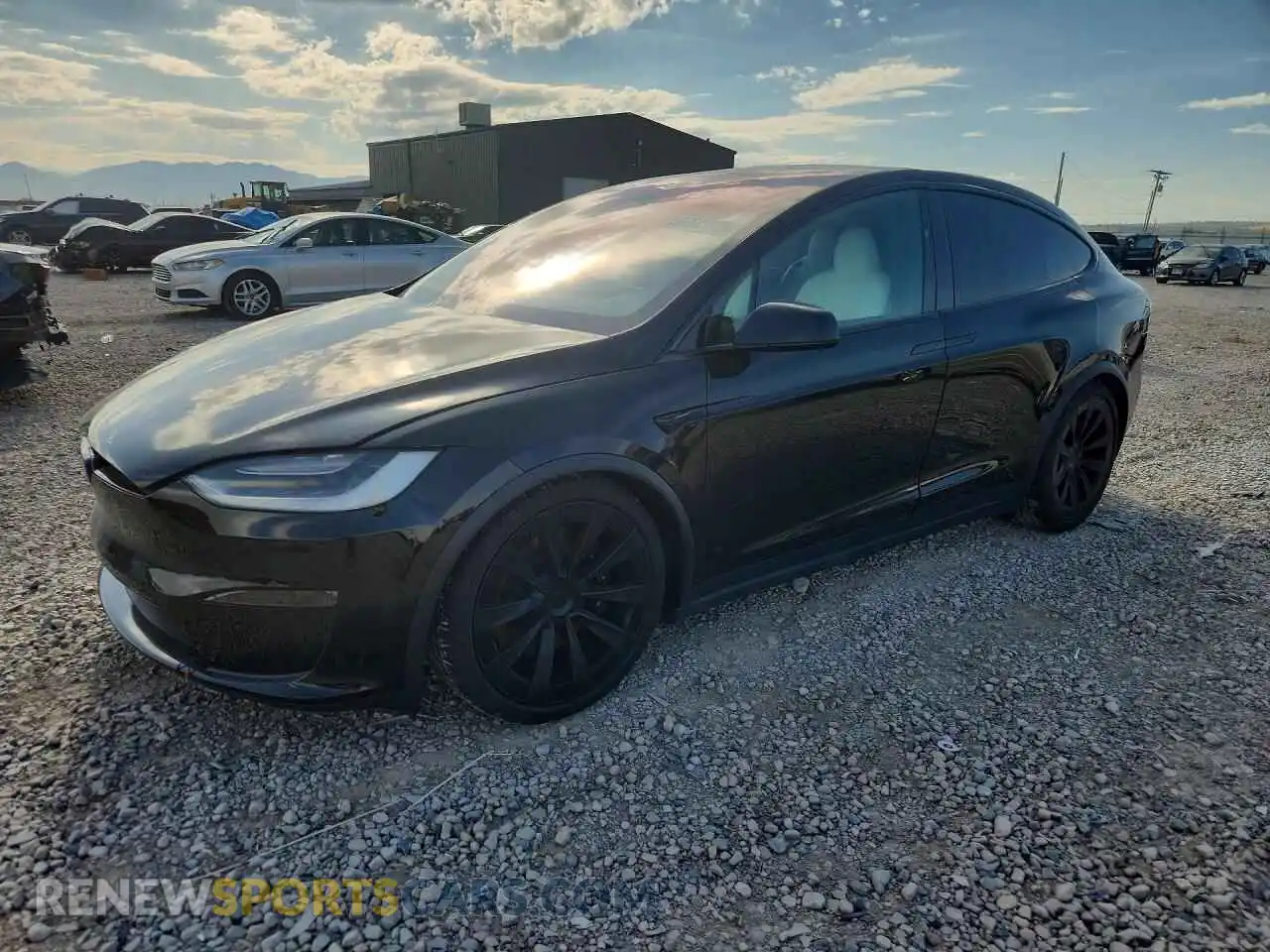 1 Photograph of a damaged car 7SAXCBE55PF370400 TESLA MODEL X 2023