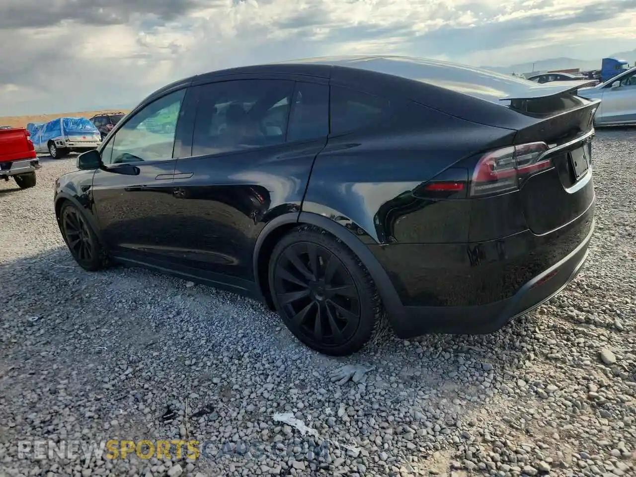 2 Photograph of a damaged car 7SAXCBE55PF370400 TESLA MODEL X 2023