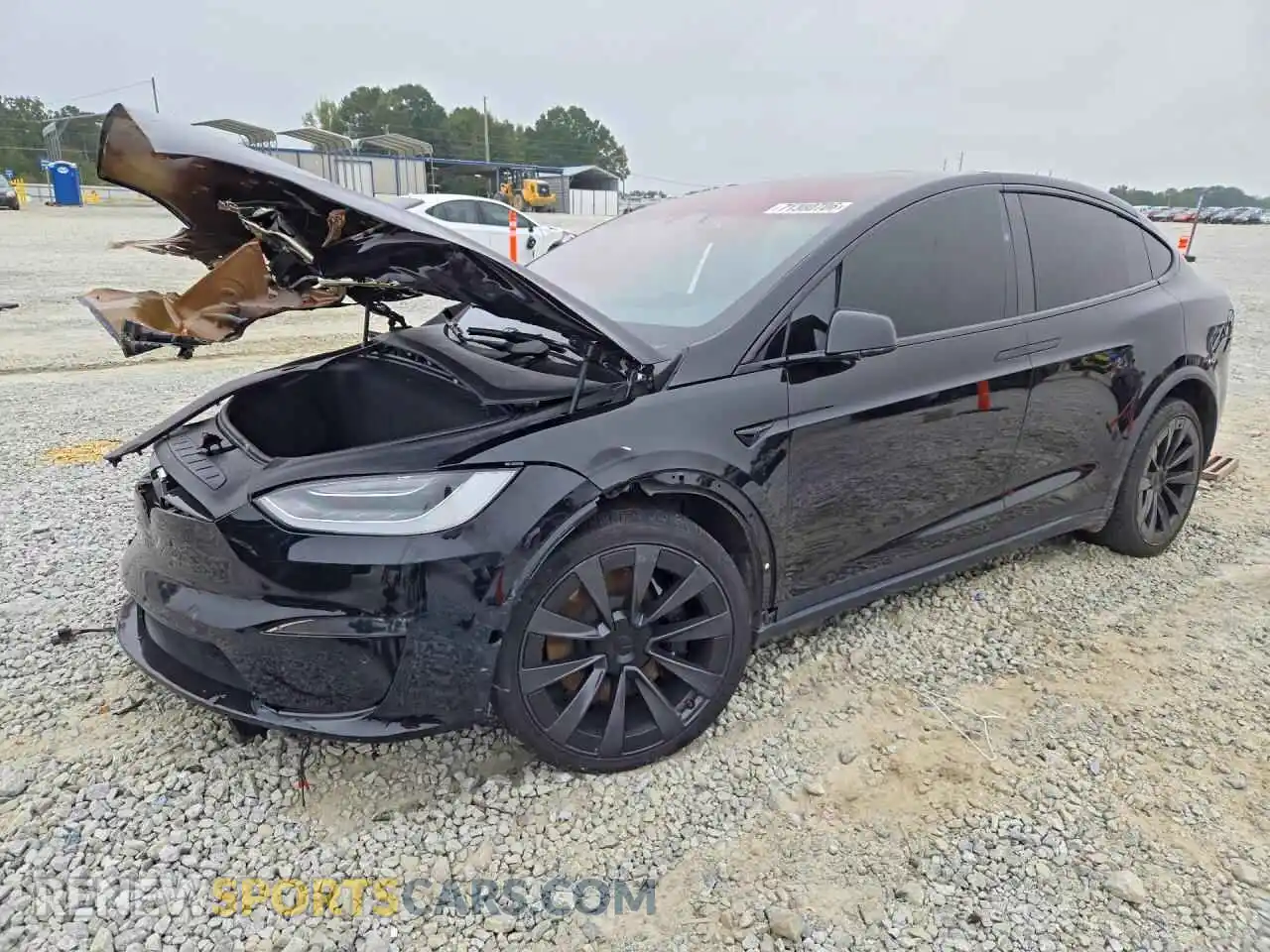 1 Photograph of a damaged car 7SAXCBE55PF375600 TESLA MODEL X 2023