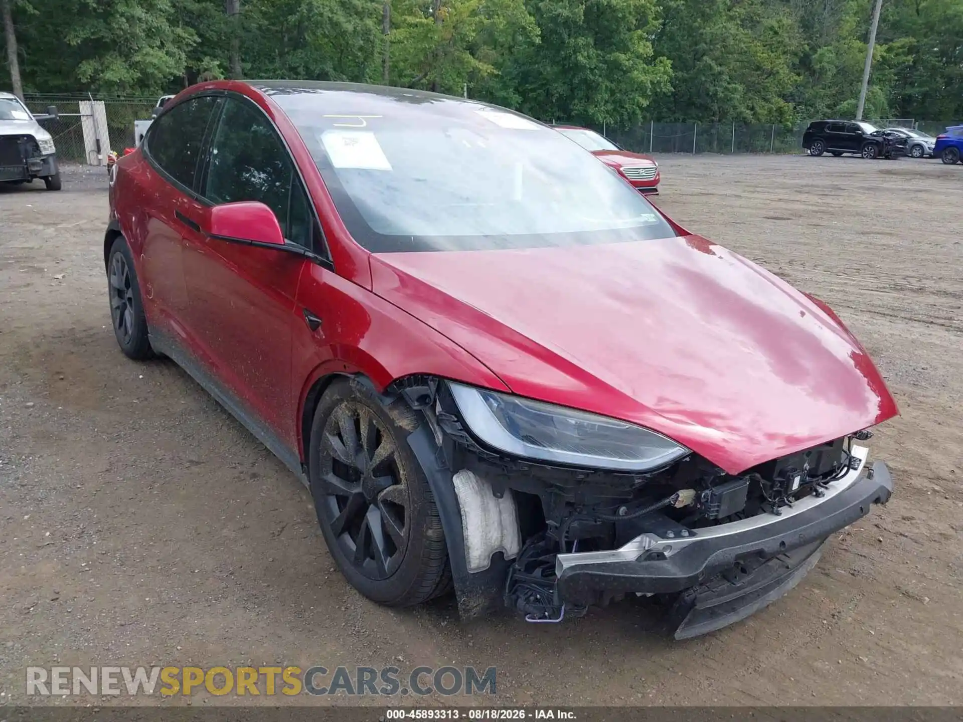 1 Photograph of a damaged car 7SAXCBE56PF410192 TESLA MODEL X 2023
