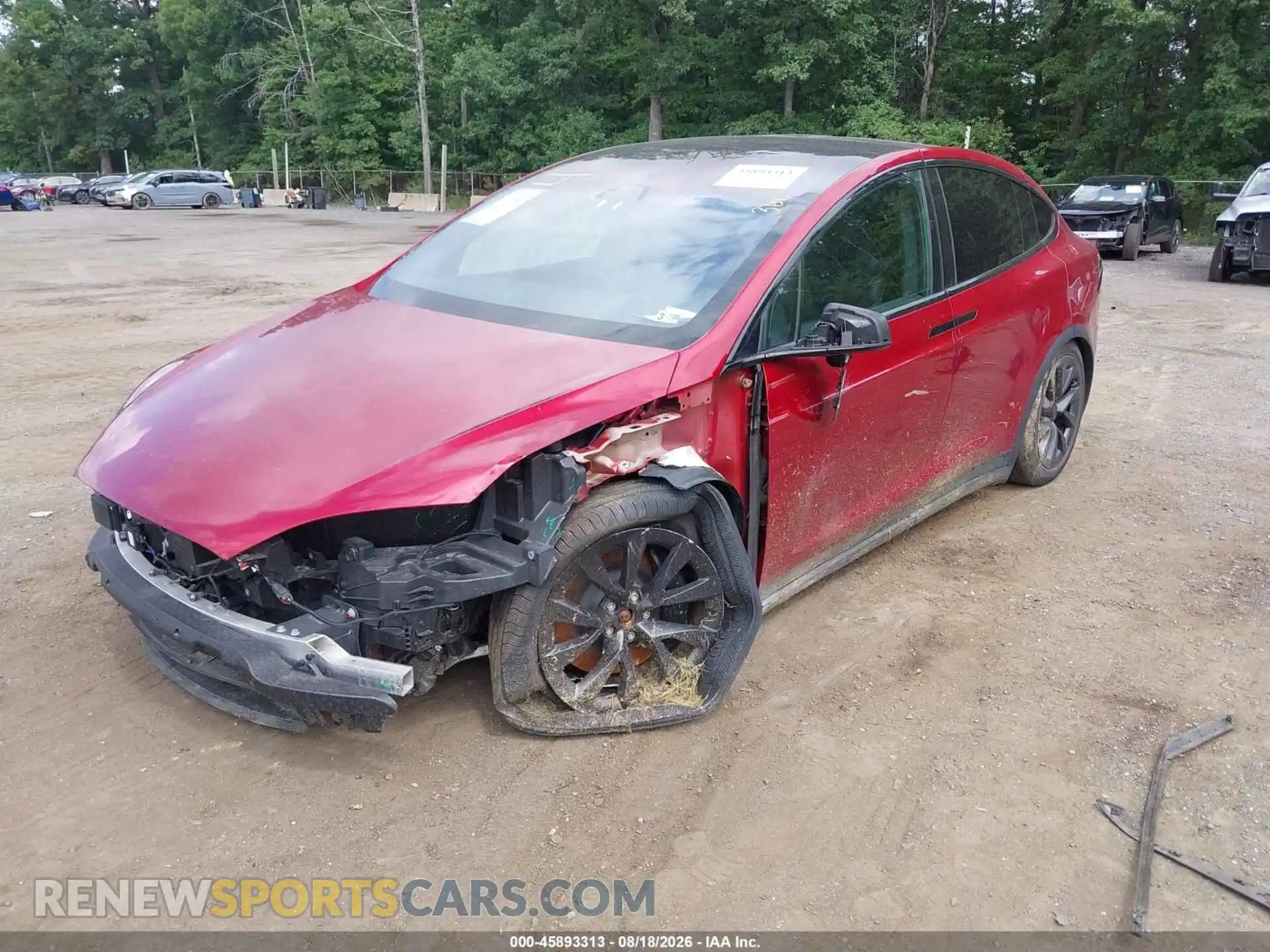 2 Photograph of a damaged car 7SAXCBE56PF410192 TESLA MODEL X 2023