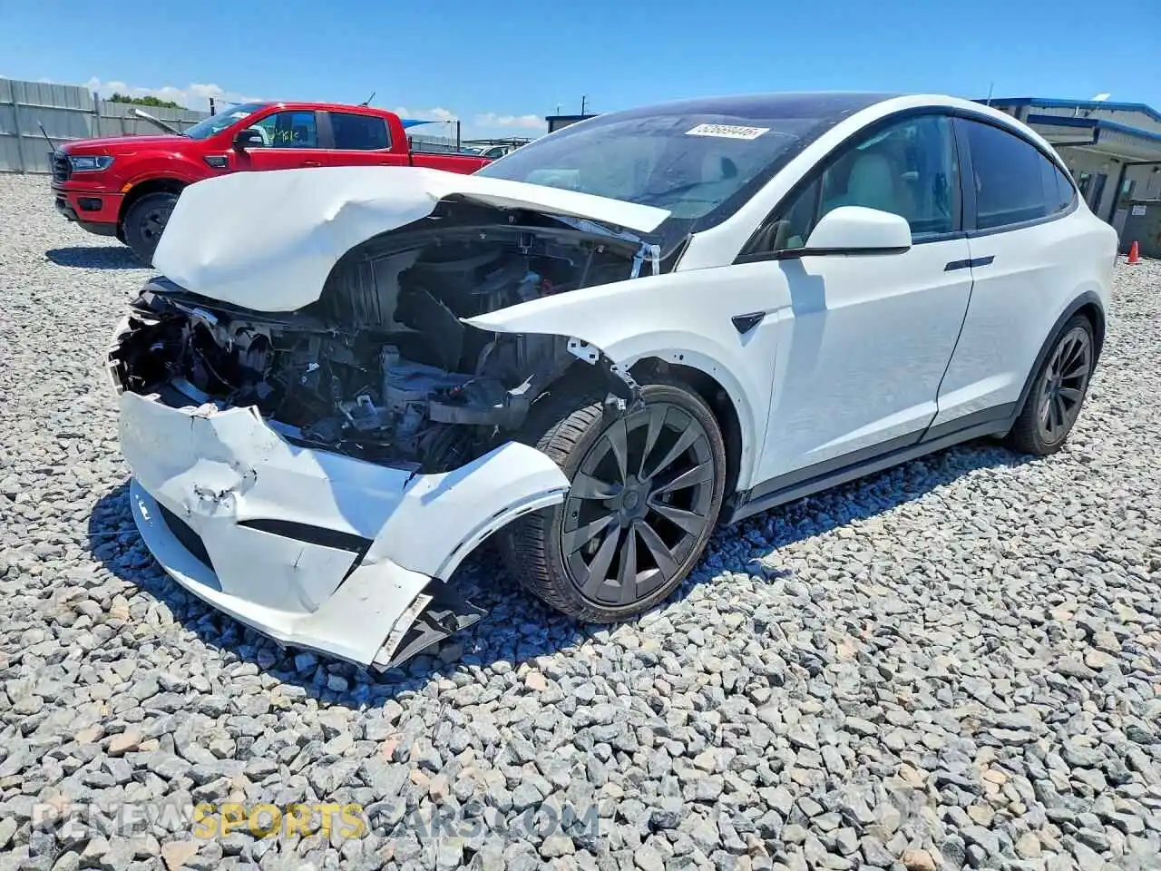 1 Photograph of a damaged car 7SAXCBE57PF404238 TESLA MODEL X 2023