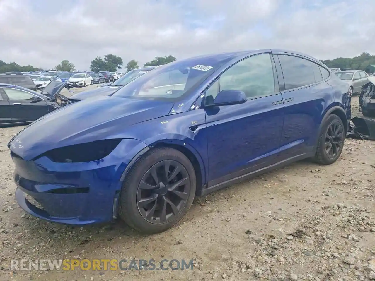 1 Фотография поврежденного автомобиля 7SAXCBE5XPF402354 TESLA MODEL X 2023