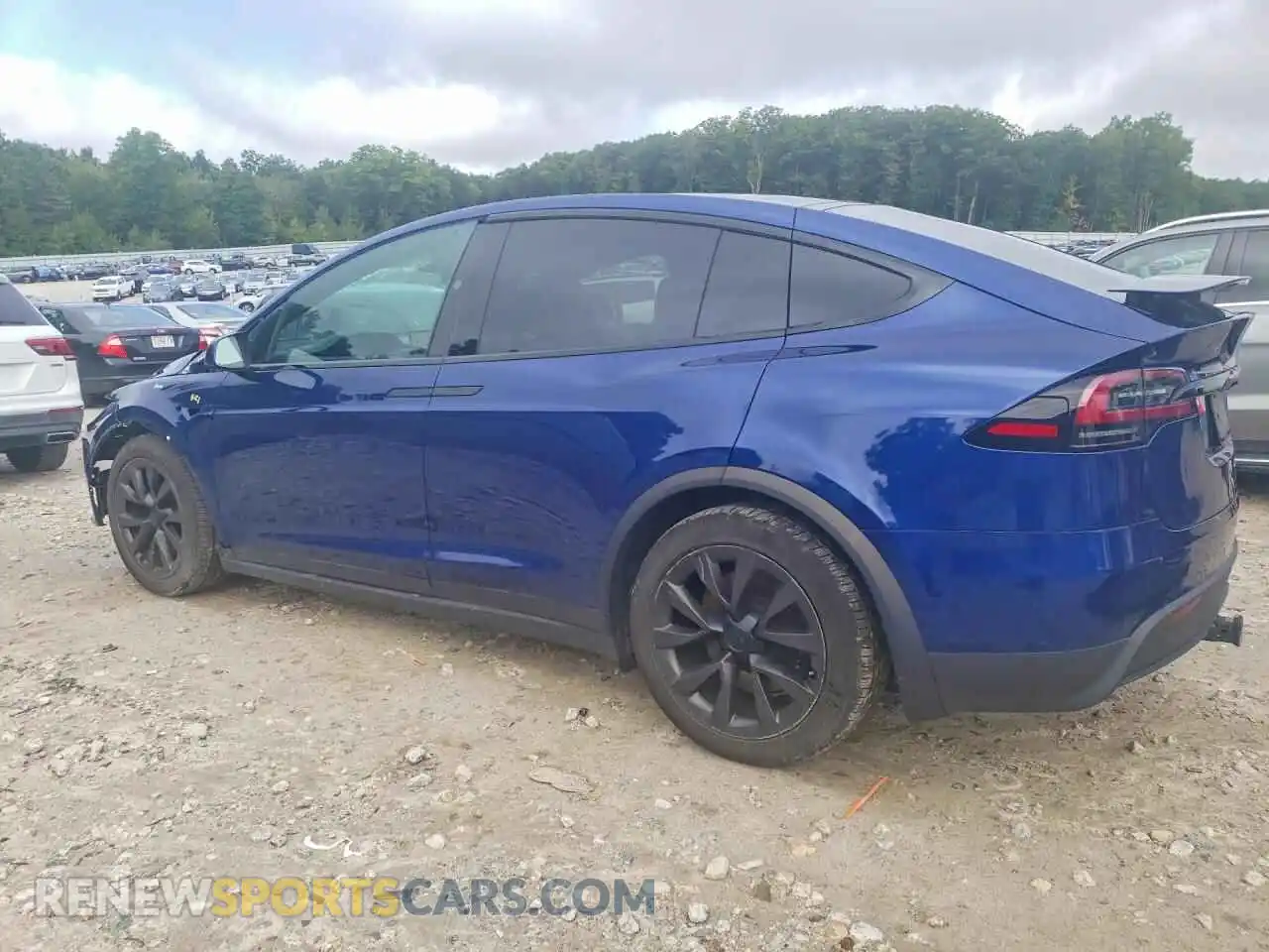 2 Фотография поврежденного автомобиля 7SAXCBE5XPF402354 TESLA MODEL X 2023