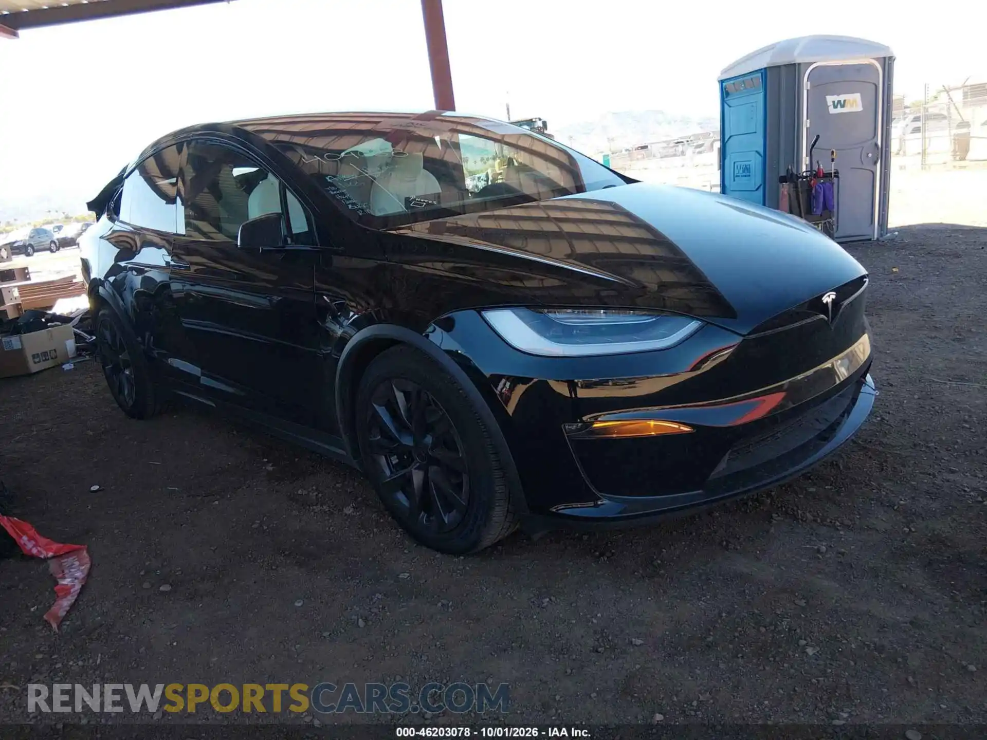 1 Photograph of a damaged car 7SAXCBE5XPF404668 TESLA MODEL X 2023