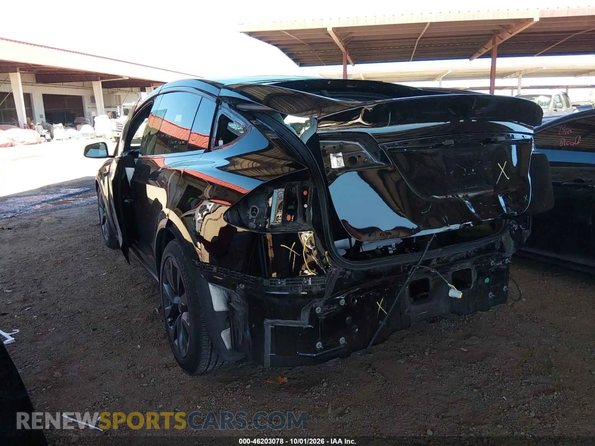 3 Photograph of a damaged car 7SAXCBE5XPF404668 TESLA MODEL X 2023