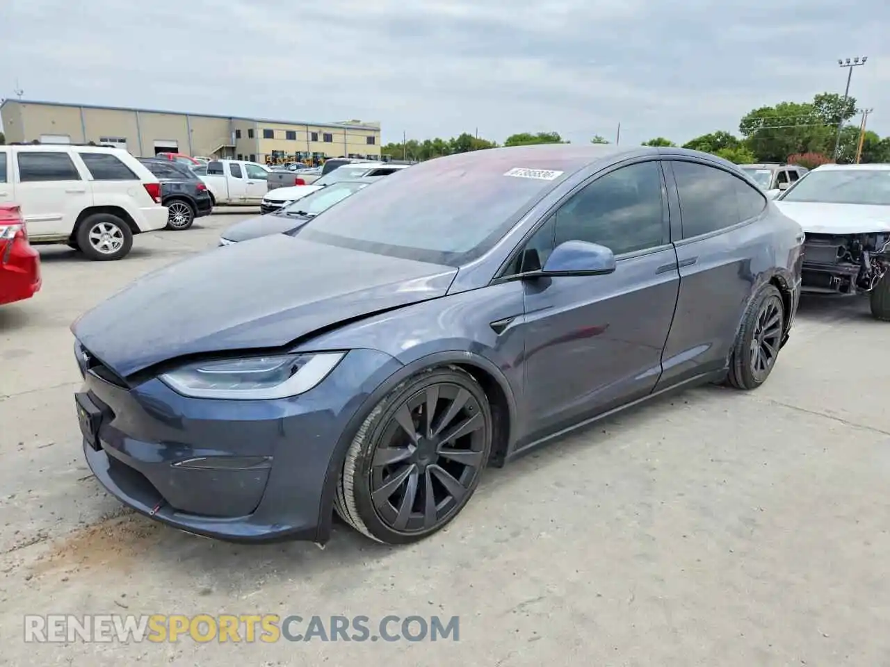 1 Фотография поврежденного автомобиля 7SAXCBE60PF372421 TESLA MODEL X 2023