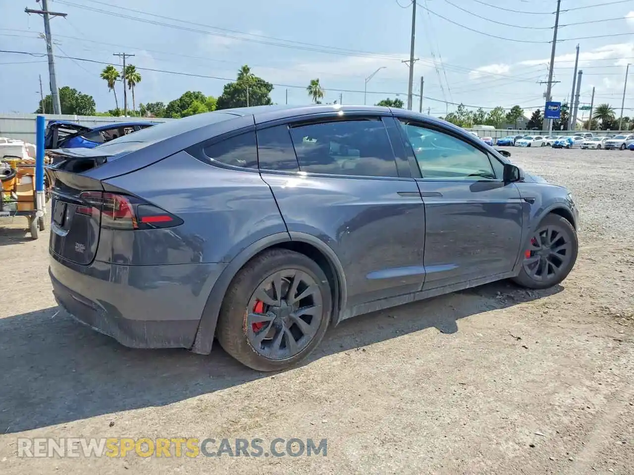 3 Photograph of a damaged car 7SAXCBE61PF401618 TESLA MODEL X 2023