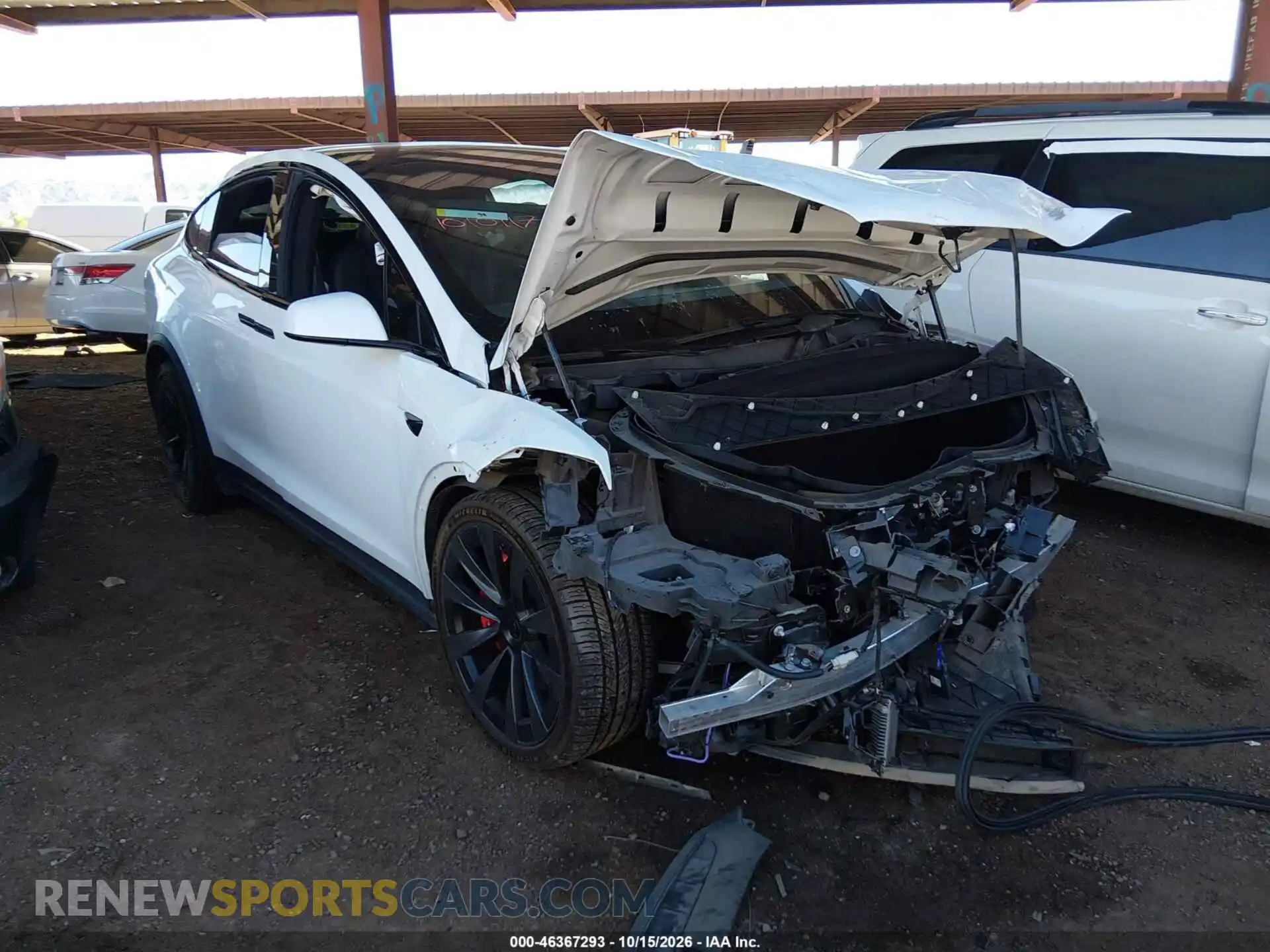 1 Photograph of a damaged car 7SAXCBE63PF428707 TESLA MODEL X 2023