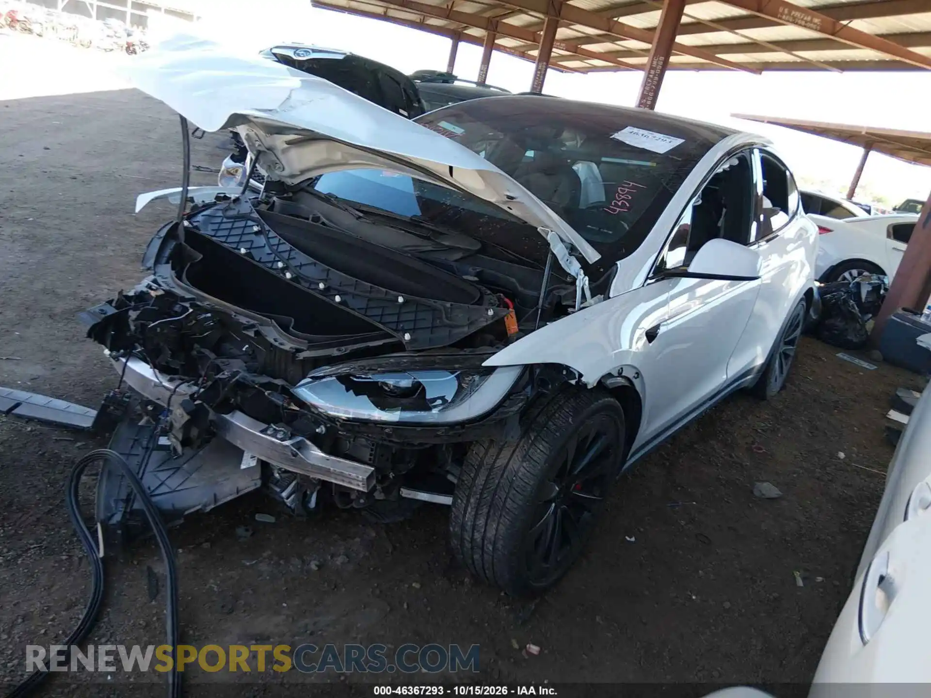 2 Photograph of a damaged car 7SAXCBE63PF428707 TESLA MODEL X 2023