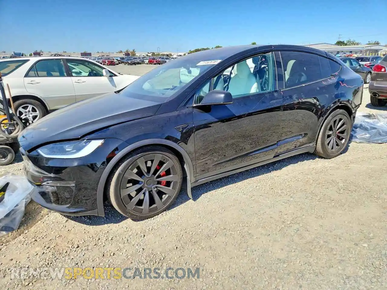 1 Photograph of a damaged car 7SAXCBE65PF430815 TESLA MODEL X 2023