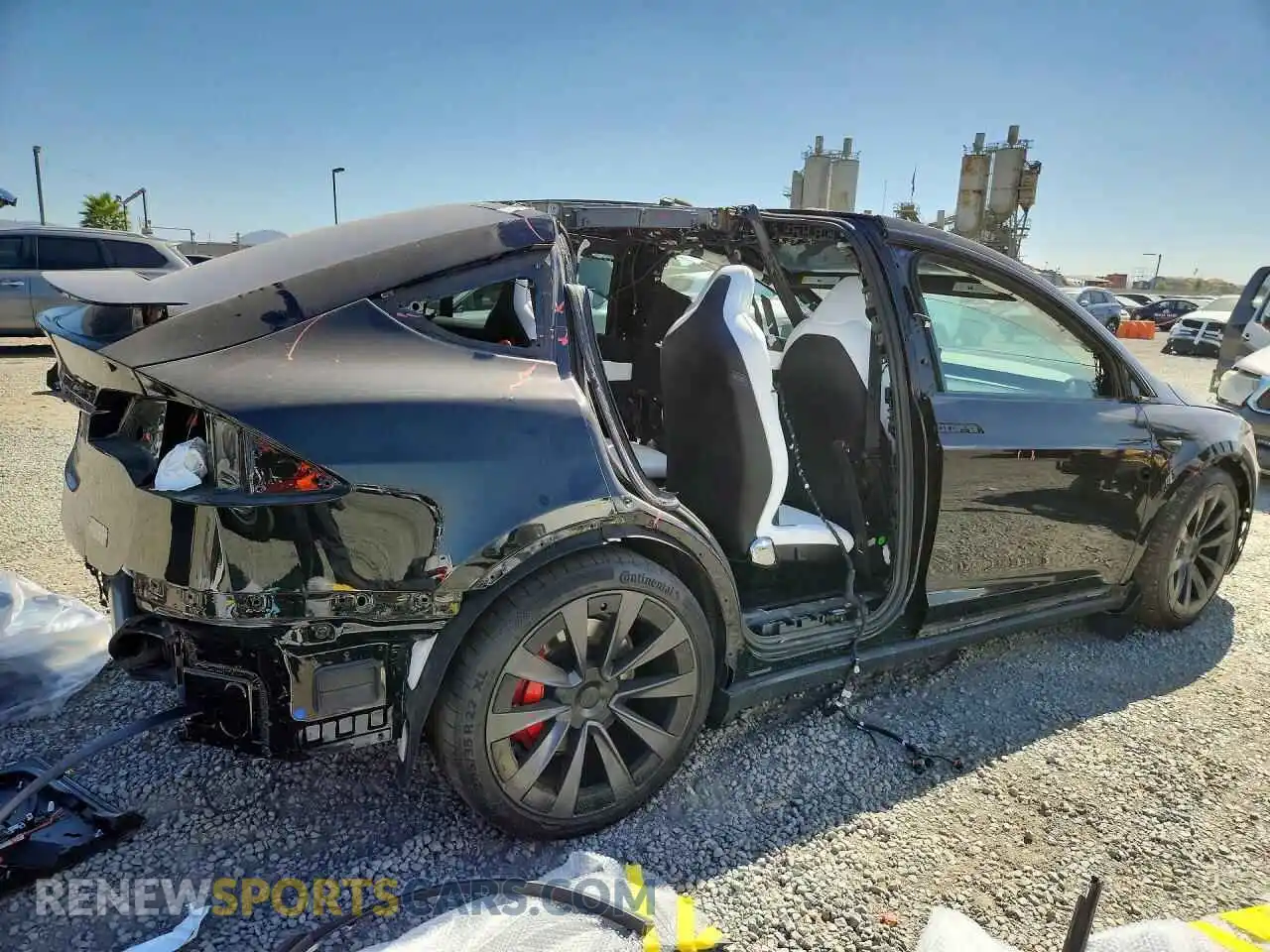 3 Photograph of a damaged car 7SAXCBE65PF430815 TESLA MODEL X 2023