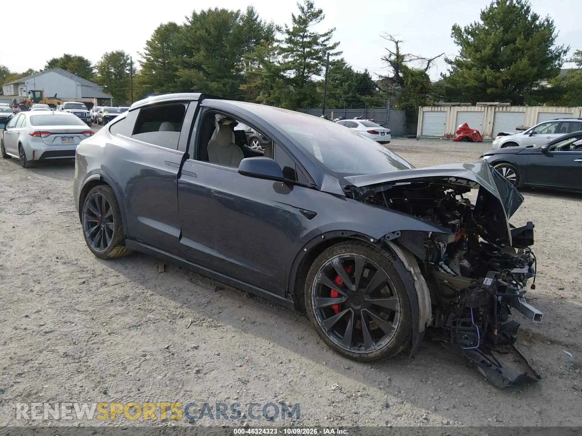 1 fotografías del automóvil dañado 7SAXCBE6XPF408700 TESLA MODEL X 2023