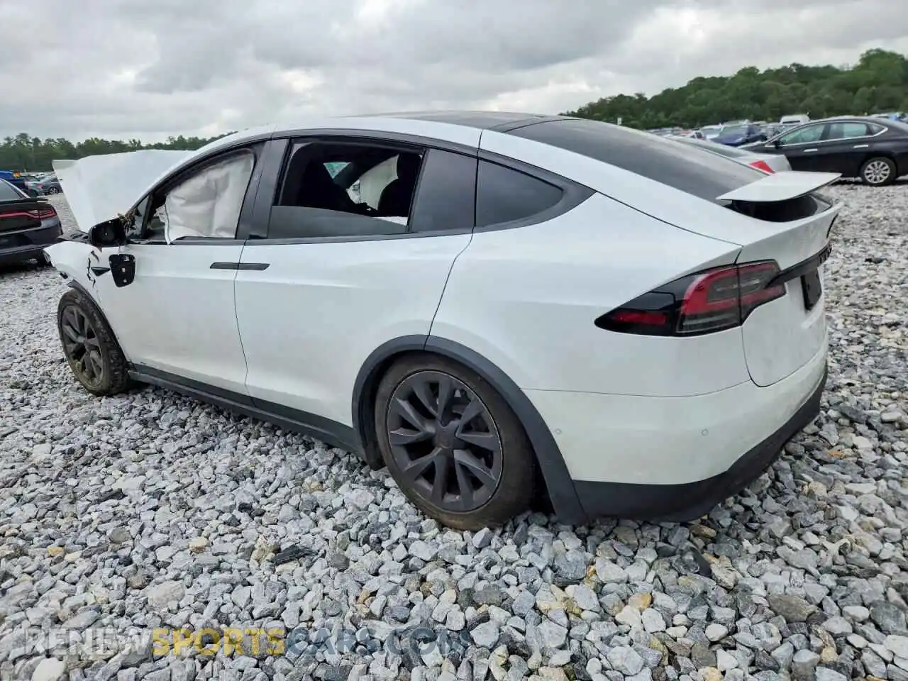 2 Photograph of a damaged car 7SAXCDE52PF380233 TESLA MODEL X 2023