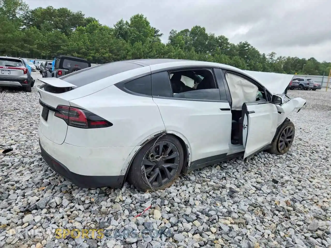 3 Photograph of a damaged car 7SAXCDE52PF380233 TESLA MODEL X 2023