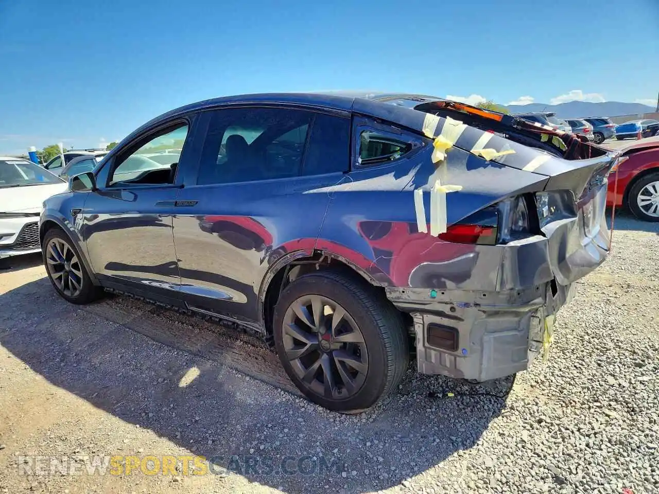 2 Фотография поврежденного автомобиля 7SAXCDE56PF368019 TESLA MODEL X 2023