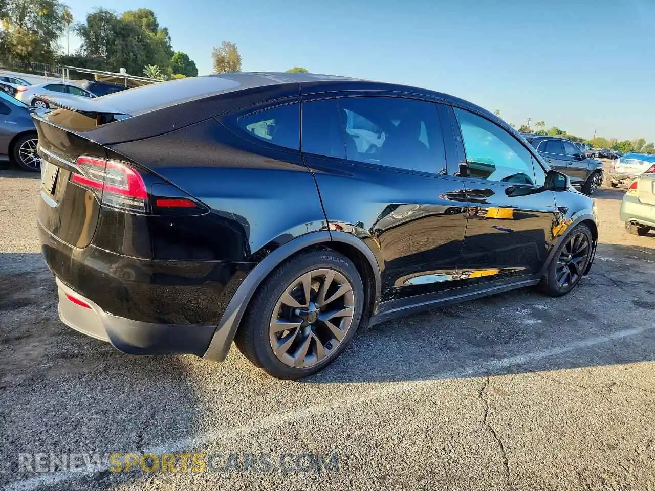 3 Photograph of a damaged car 7SAXCBE53RF437062 TESLA MODEL X 2024