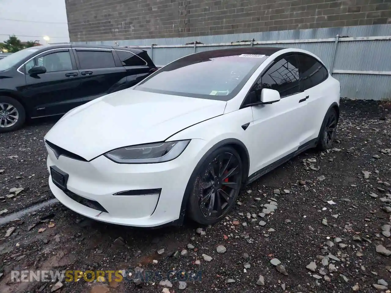 1 Photograph of a damaged car 7SAXCBE64RF449360 TESLA MODEL X 2024