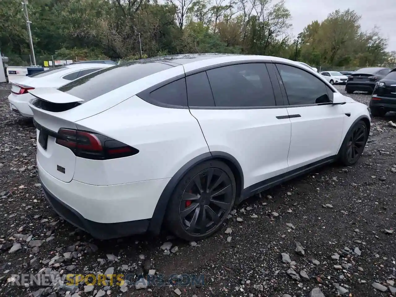 3 Photograph of a damaged car 7SAXCBE64RF449360 TESLA MODEL X 2024