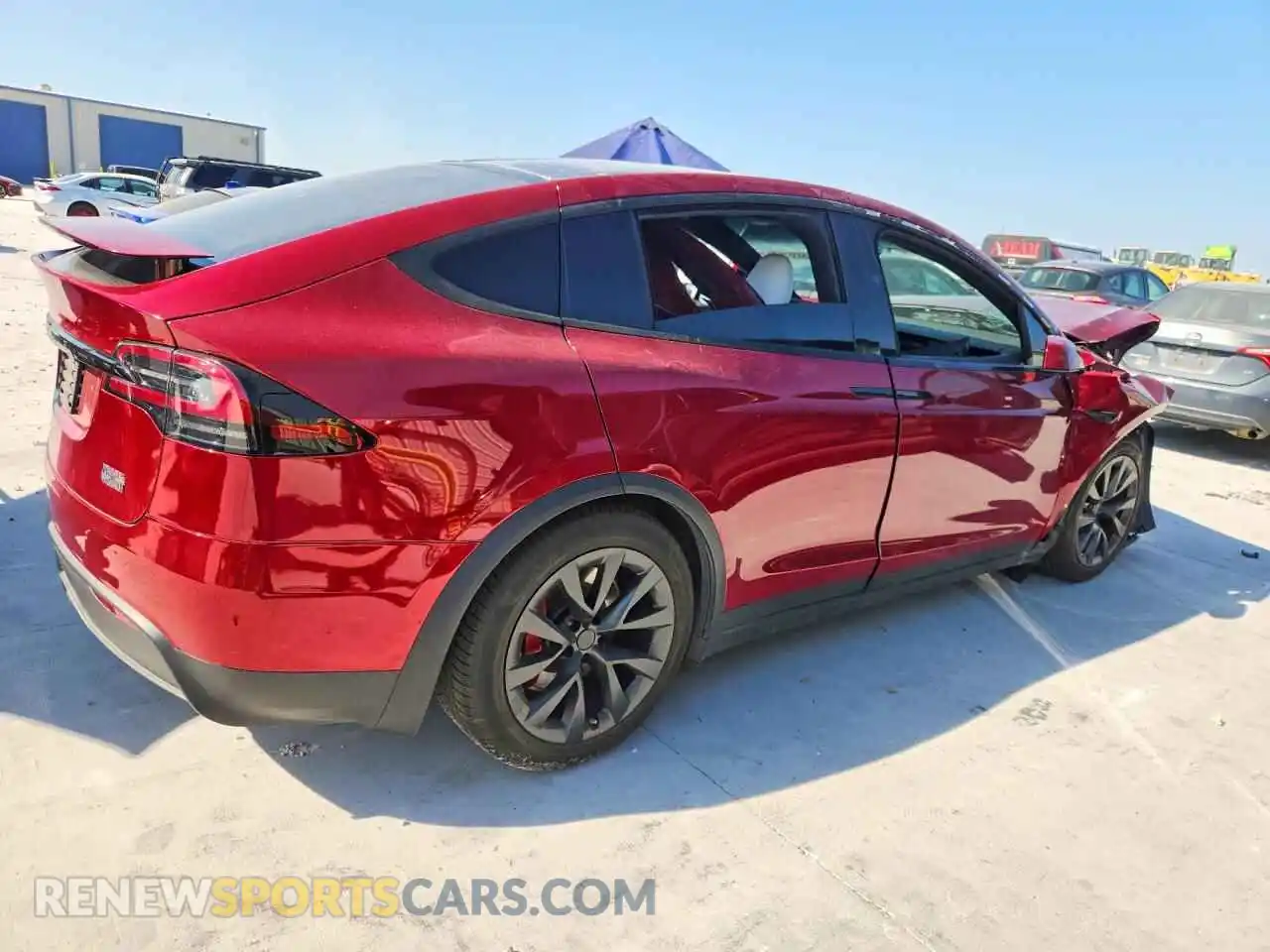 3 Photograph of a damaged car 7SAXCBE66RF438845 TESLA MODEL X 2024