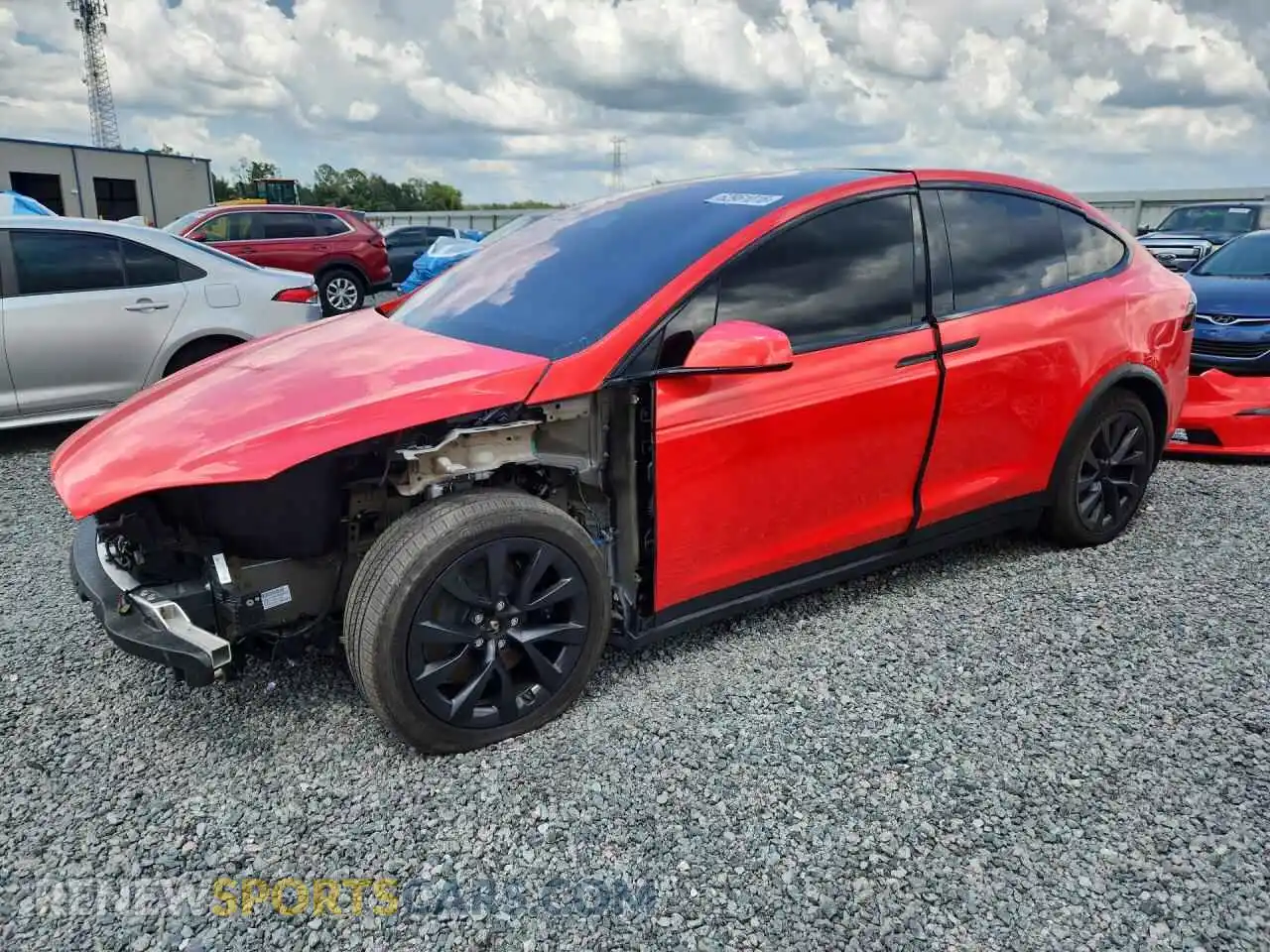 1 fotografías del automóvil dañado 7SAXCDE51RF458374 TESLA MODEL X 2024