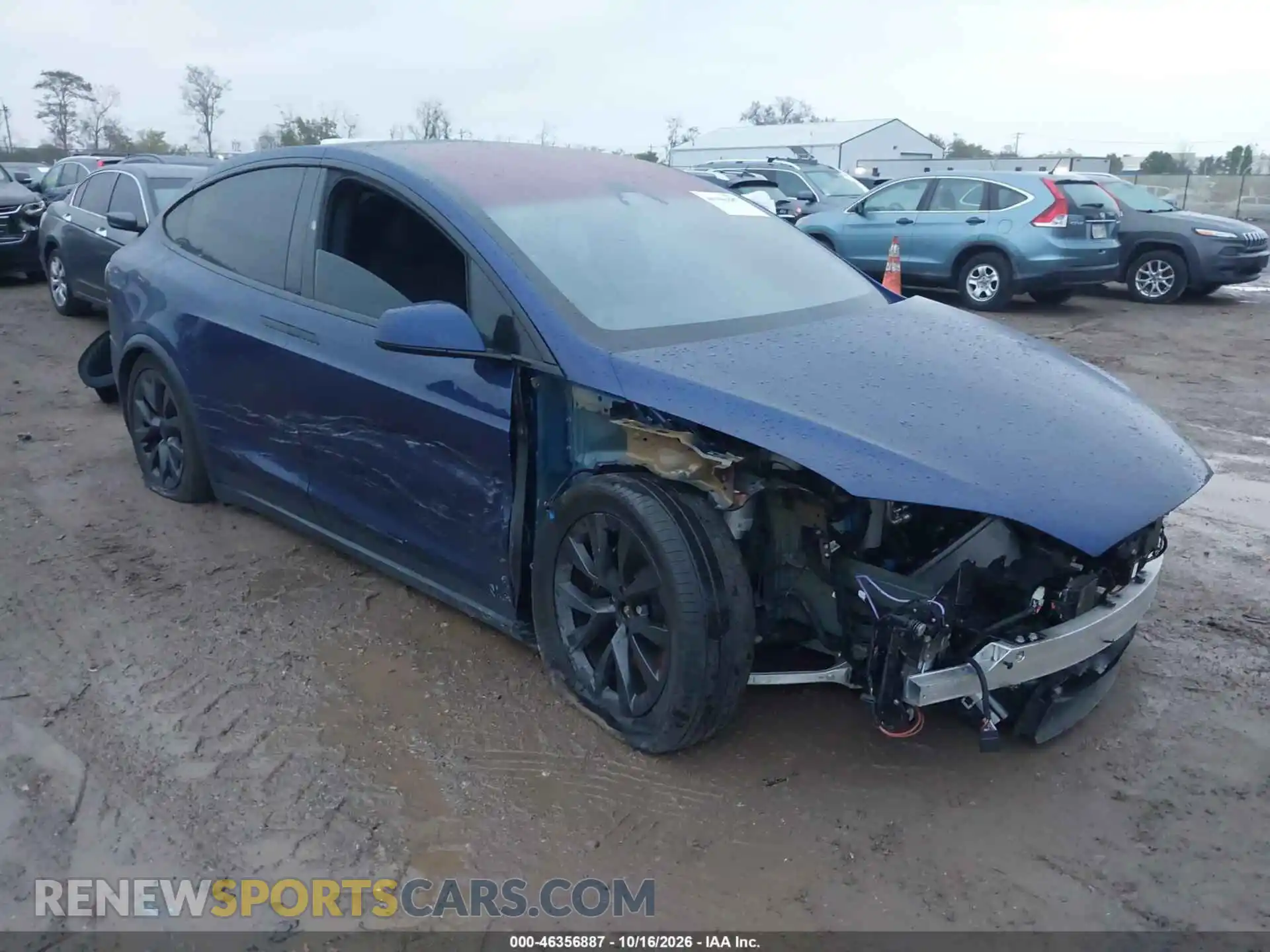 1 Photograph of a damaged car 7SAXCDE54RF449670 TESLA MODEL X 2024