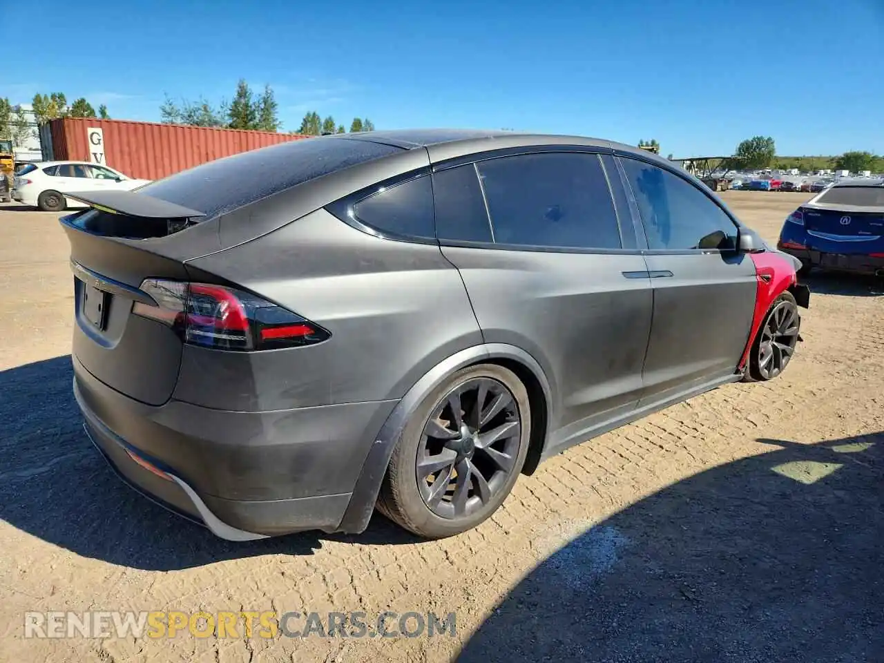 3 Photograph of a damaged car 7SAXCDE56RF437505 TESLA MODEL X 2024