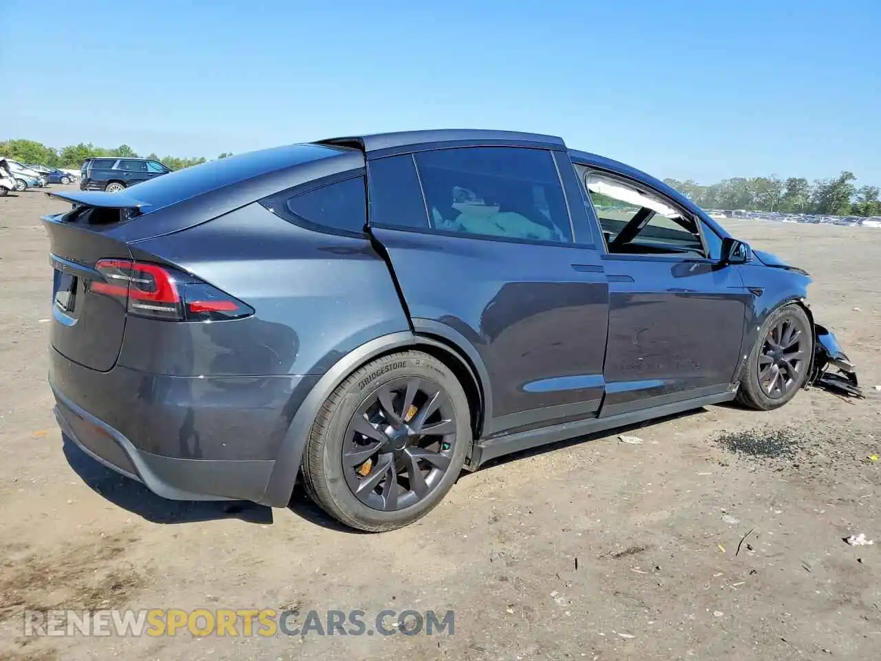 3 Photograph of a damaged car 7SAXCDE56RF445037 TESLA MODEL X 2024