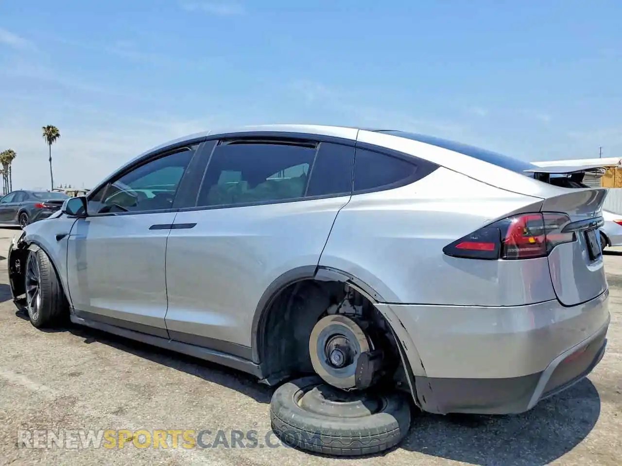 2 Photograph of a damaged car 7SAXCDE5XRF457160 TESLA MODEL X 2024