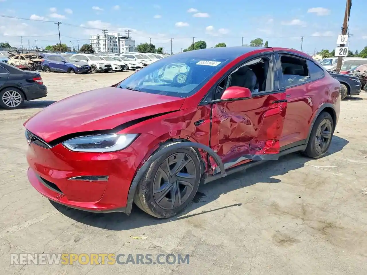 1 Фотография поврежденного автомобиля 7SAXCAE56TF482076 TESLA MODEL X 2026