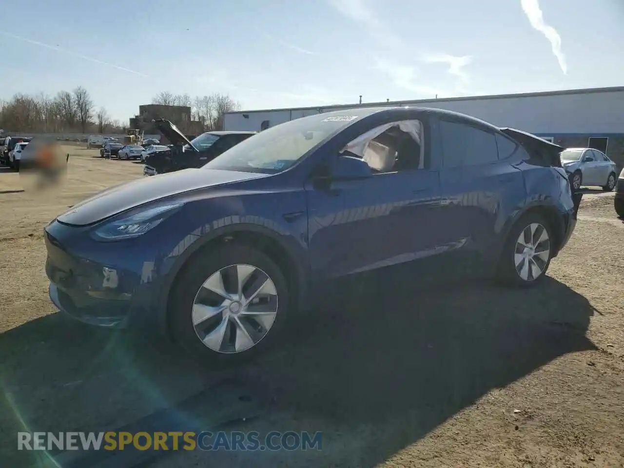 1 Photograph of a damaged car 5YJYGDEE0LF009331 TESLA MODEL Y 2020