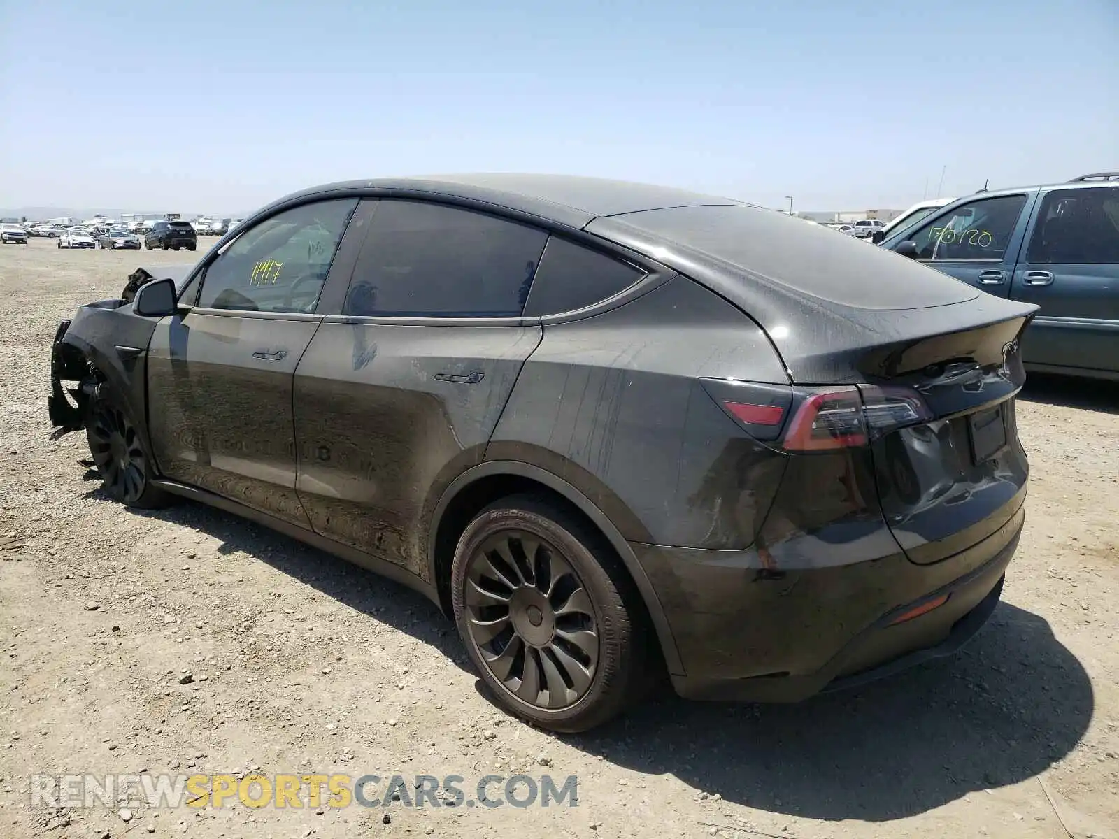 3 Photograph of a damaged car 5YJYGDEE0LF017736 TESLA MODEL Y 2020