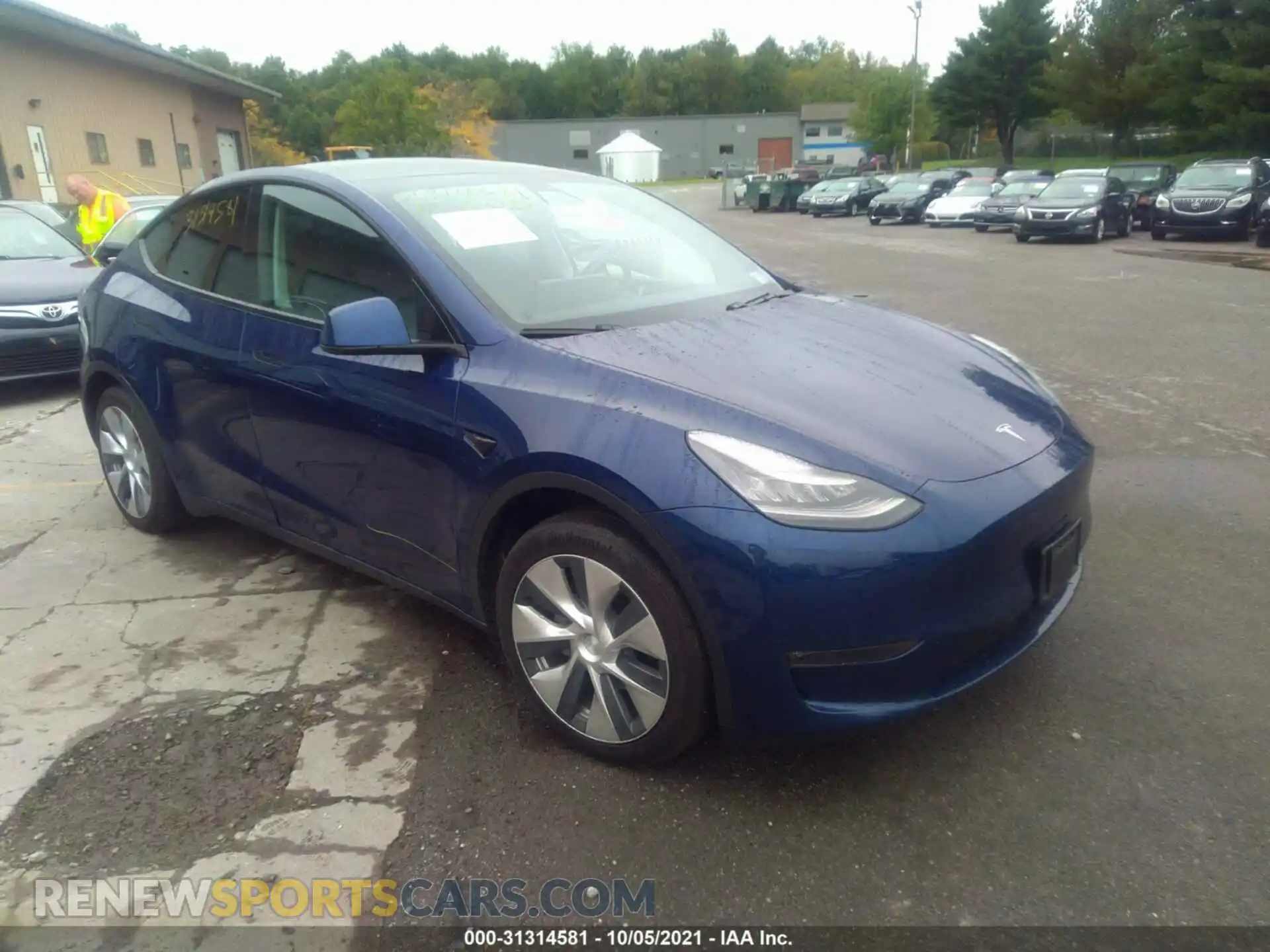1 Photograph of a damaged car 5YJYGDEE0LF026873 TESLA MODEL Y 2020