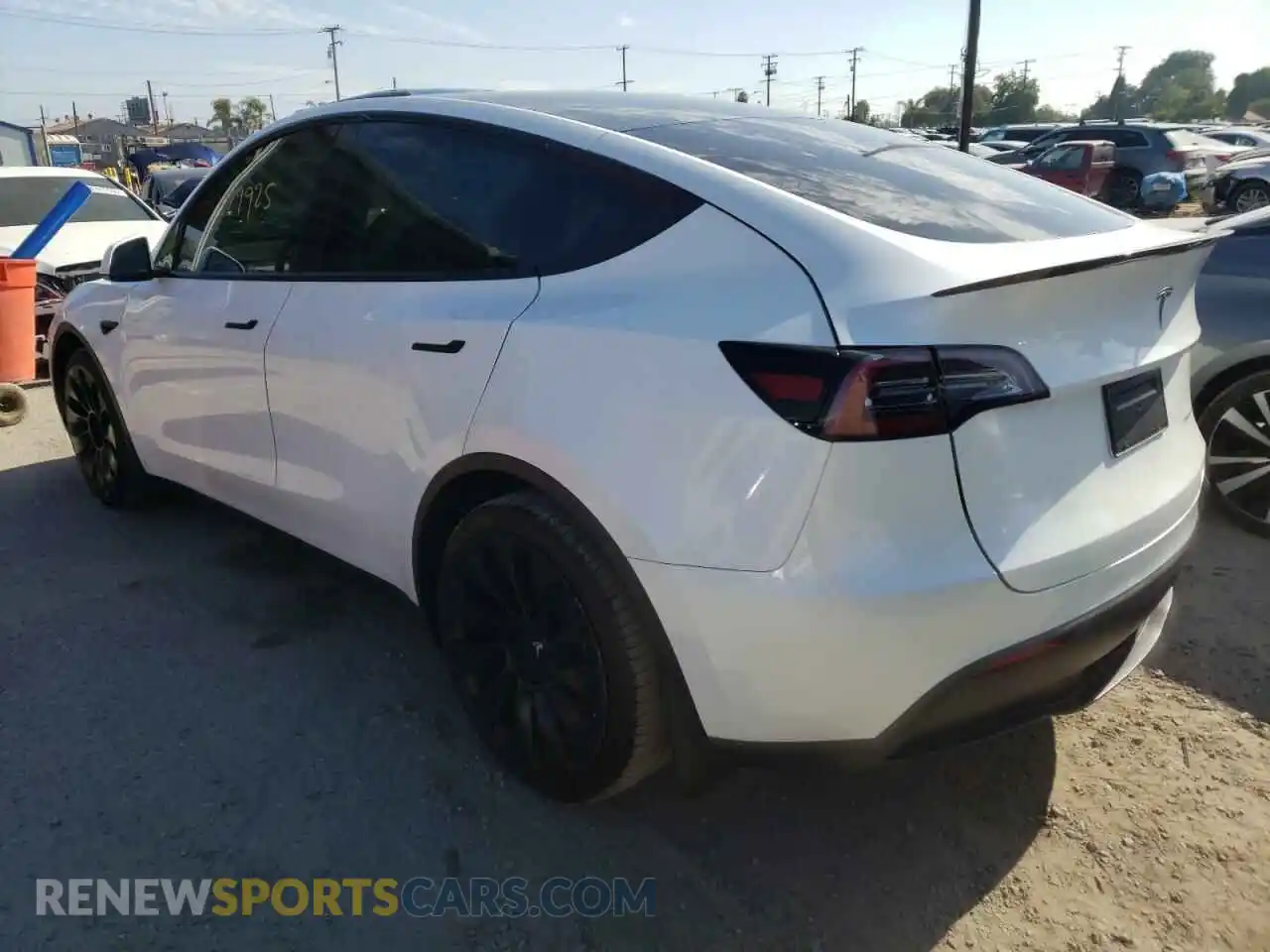 3 Photograph of a damaged car 5YJYGDEE0LF027862 TESLA MODEL Y 2020