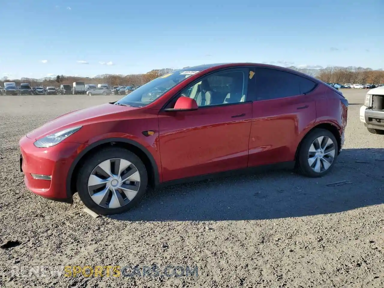 1 Photograph of a damaged car 5YJYGDEE0LF030356 TESLA MODEL Y 2020