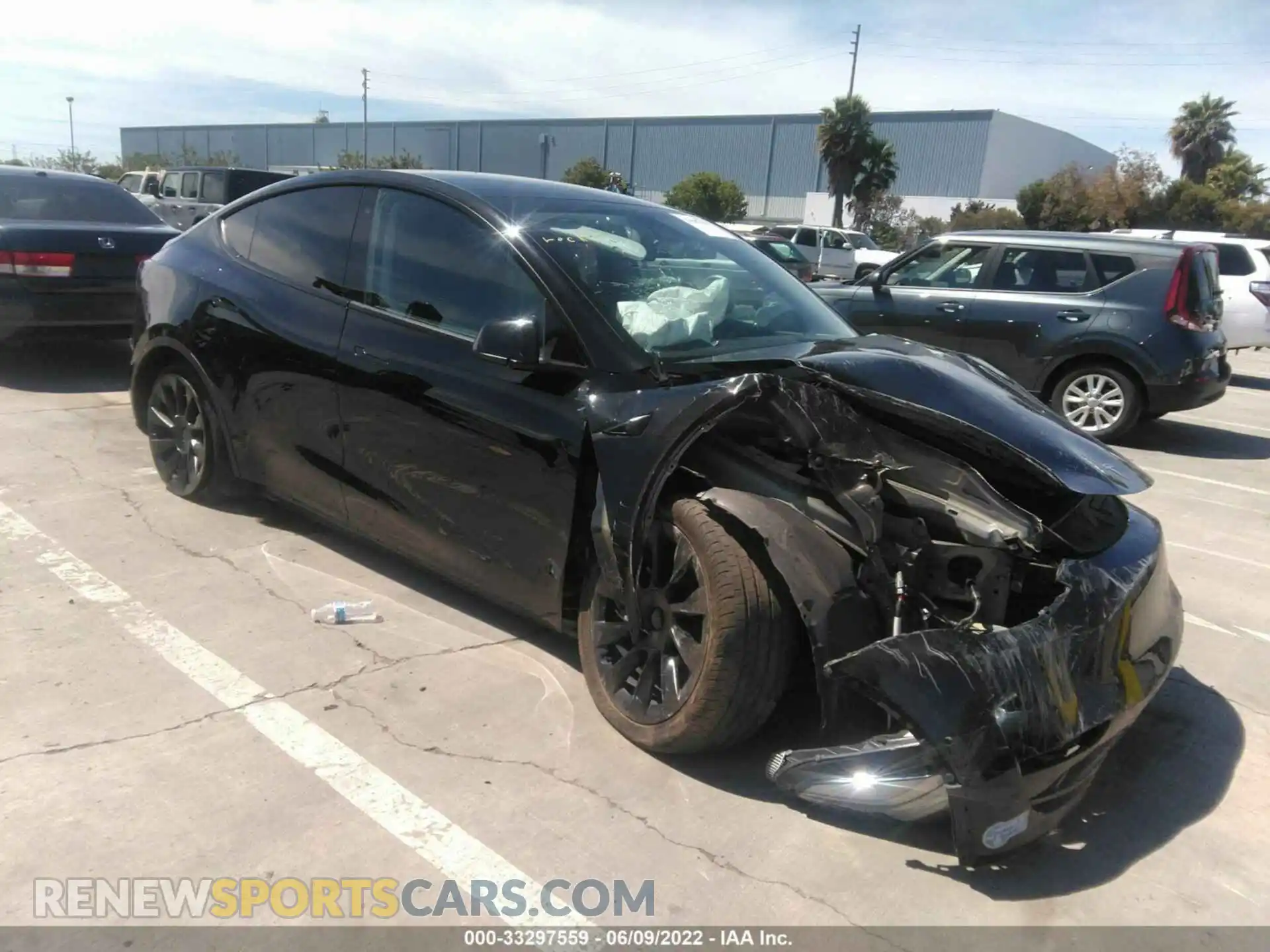 1 fotografías del automóvil dañado 5YJYGDEE0LF033807 TESLA MODEL Y 2020