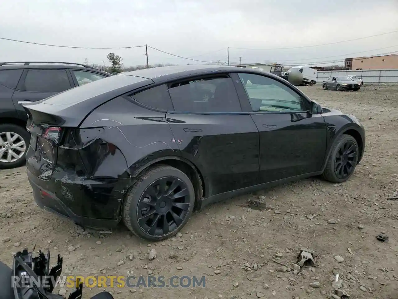 3 Photograph of a damaged car 5YJYGDEE0LF045391 TESLA MODEL Y 2020