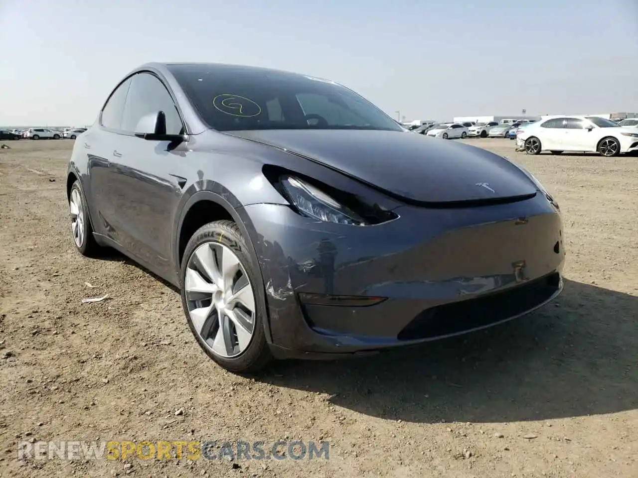 1 Photograph of a damaged car 5YJYGDEE0LF050512 TESLA MODEL Y 2020