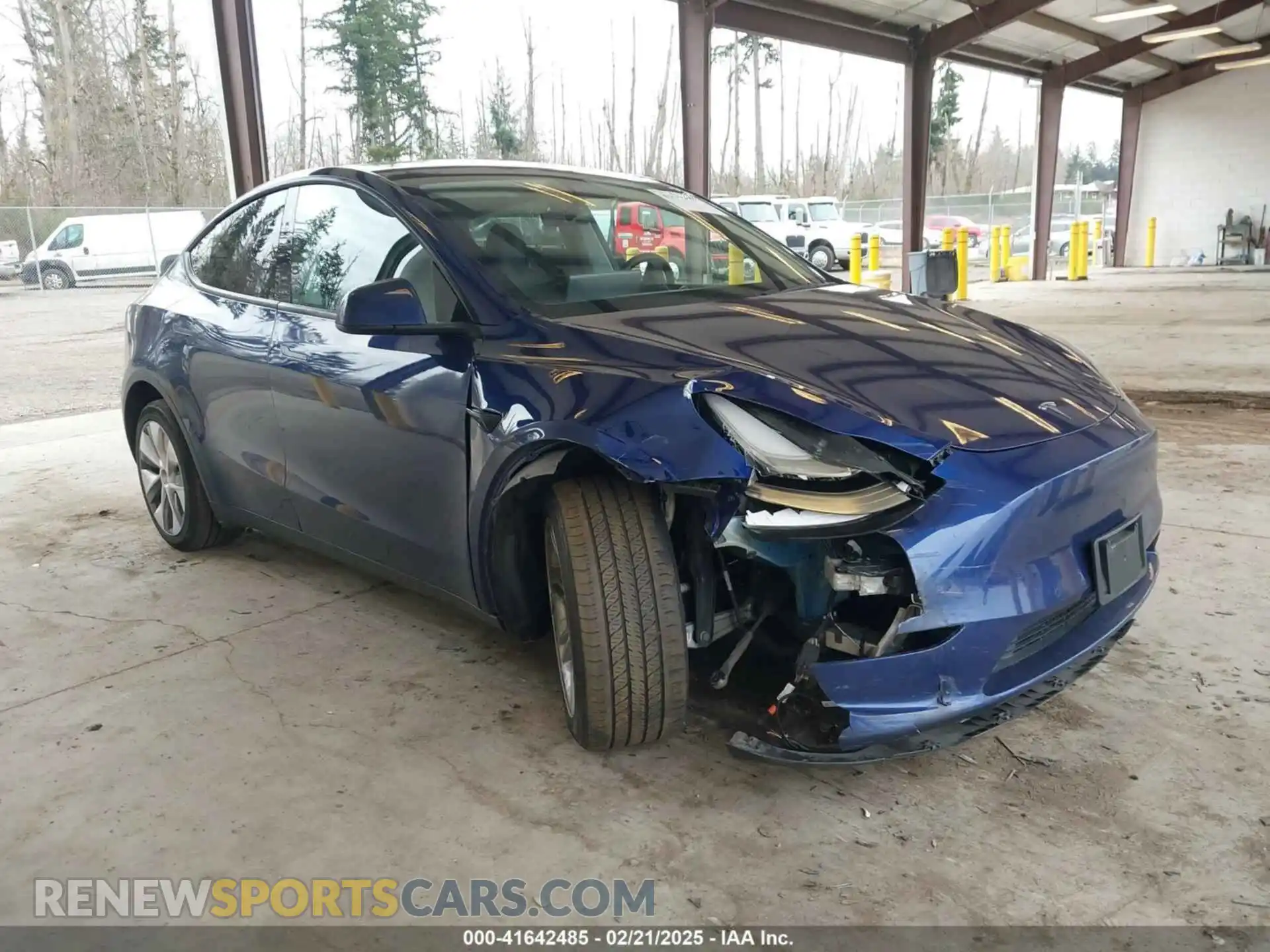 1 Фотография поврежденного автомобиля 5YJYGDEE0LF055337 TESLA MODEL Y 2020