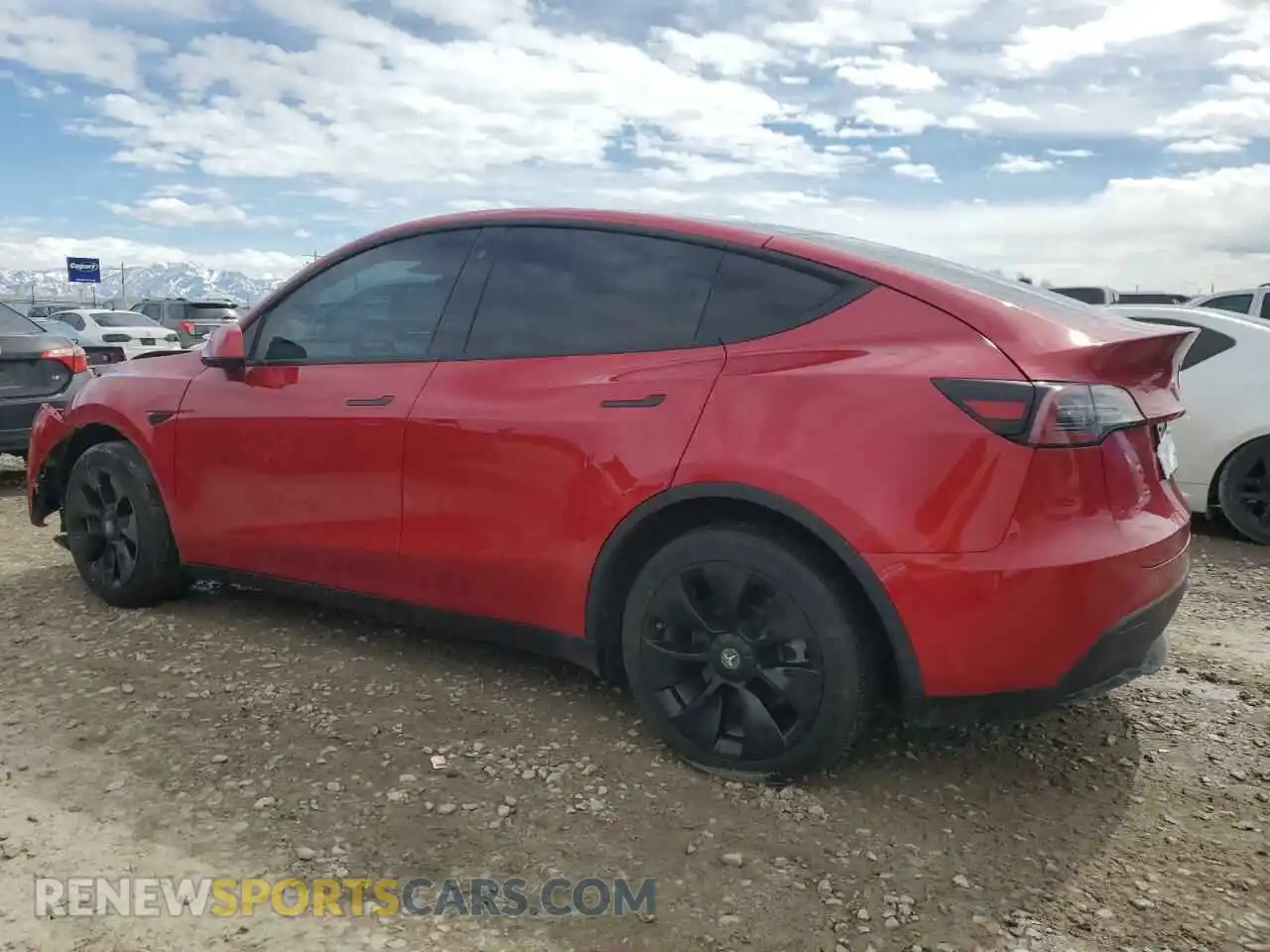 2 Photograph of a damaged car 5YJYGDEE1LF009967 TESLA MODEL Y 2020