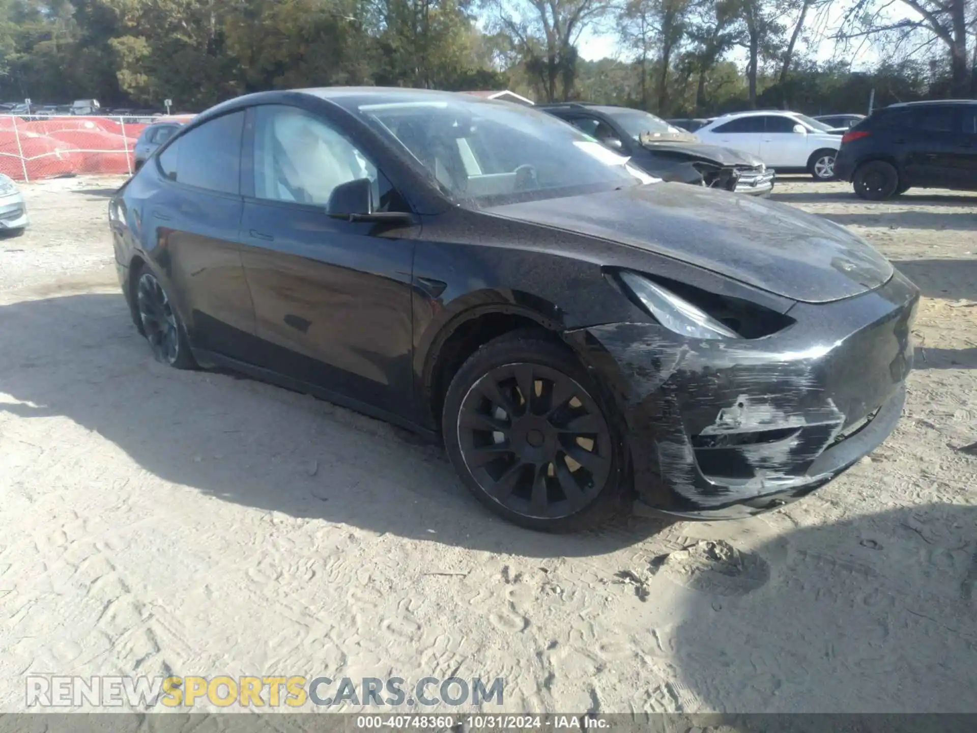 1 Photograph of a damaged car 5YJYGDEE1LF025442 TESLA MODEL Y 2020