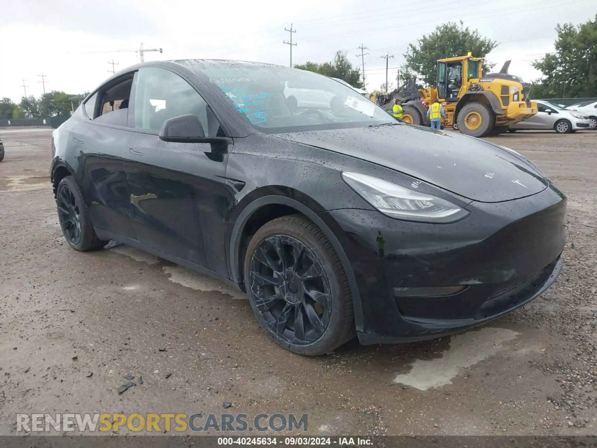 1 Photograph of a damaged car 5YJYGDEE1LF029247 TESLA MODEL Y 2020