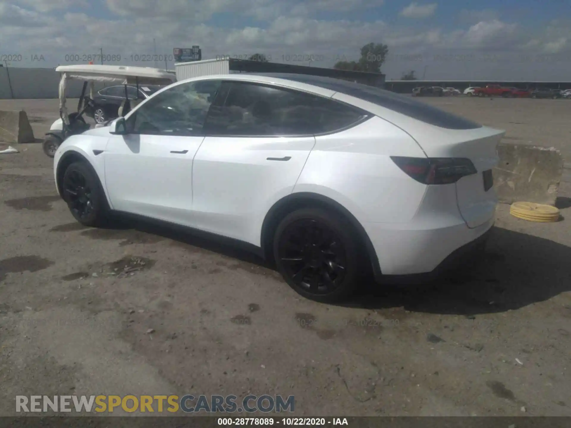 3 Photograph of a damaged car 5YJYGDEE1LF034254 TESLA MODEL Y 2020