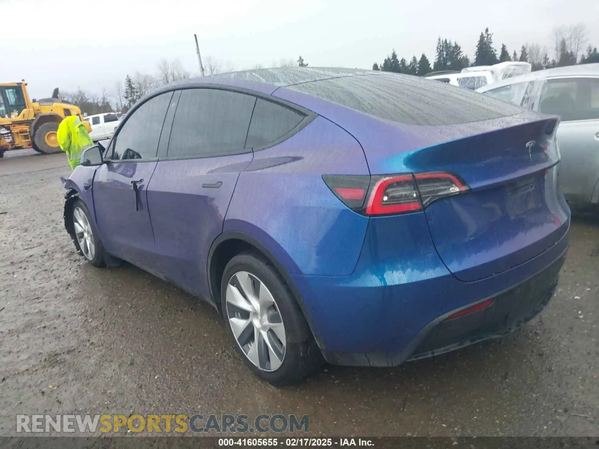 3 fotografías del automóvil dañado 5YJYGDEE1LF055802 TESLA MODEL Y 2020